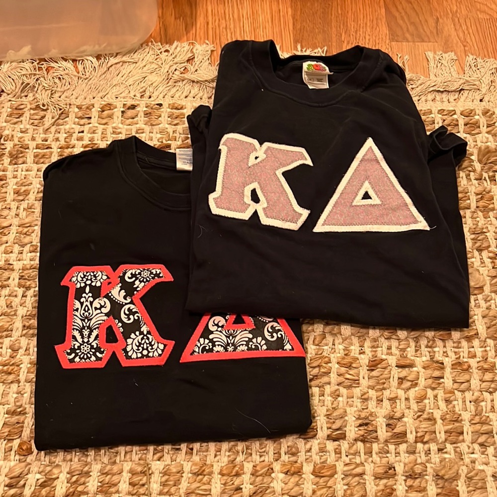 Kappa delta Letter Shirts